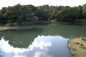 Fototapeta premium 世界遺産 識名園