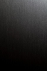 dark black metal aluminum texture background with gradient color and light flare