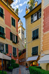 Fototapeta na wymiar colorful houses in the old town