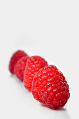 healthy fresh tasty red raspberry fruit