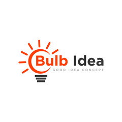 Light Bulb Logo Icon Design Vector