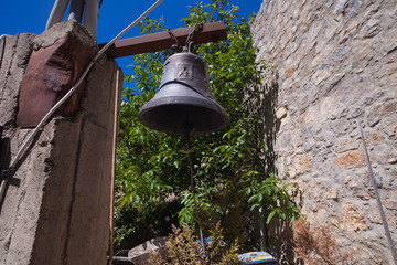 bell in the garden
