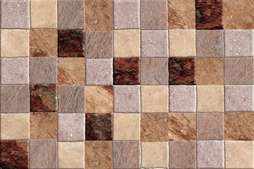 Stone blocks decorative mosaic shape shameless Pattern in wall background for wall an floor