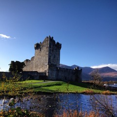 Irlande, vue du château de Ross