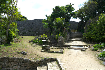 世界遺産　中城城