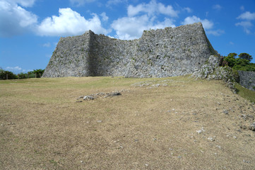 世界遺産　中城城