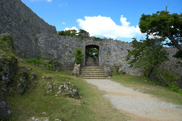世界遺産　中城城