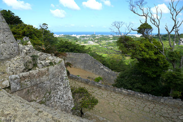 世界遺産　中城城