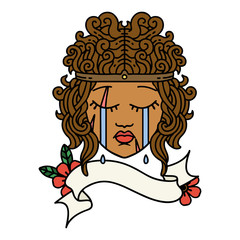 human barbarian character illustration