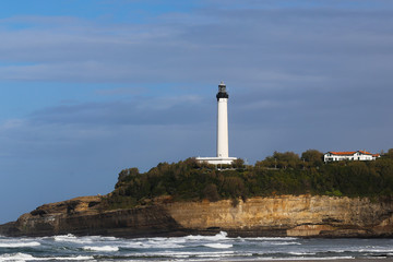 Obraz premium PaysBasque-Phare 