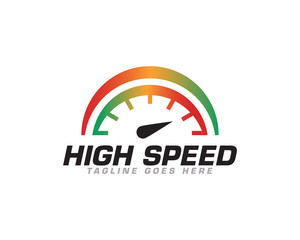 Speed Logo Icon Design Vector