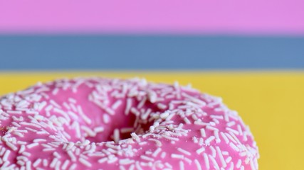 Pop art style doughnut 