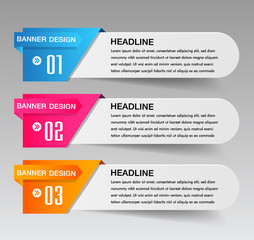 modern text box template, banner Infographics