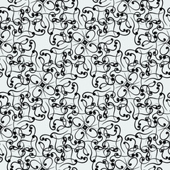 Seamless vector in geometric ornamental style.