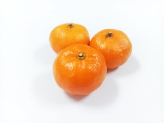 Kumquat on white background,kumquat fruit 