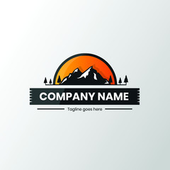 mountain logo vector illustration