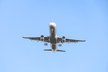 Passenger Airplane in the Sky