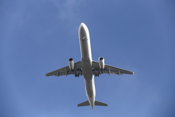 Passenger Airplane in the Sky