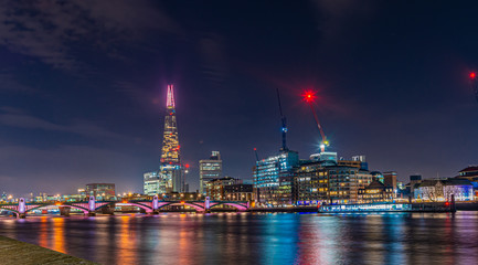 Fototapeta na wymiar Beautiful London at Night