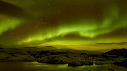Obraz na płótnie Canvas Aurora borealis in Iceland 