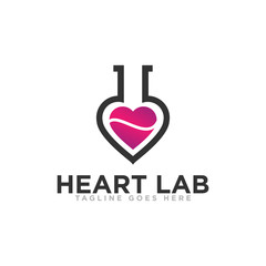 Obraz premium Heart Care Logo Design Vector