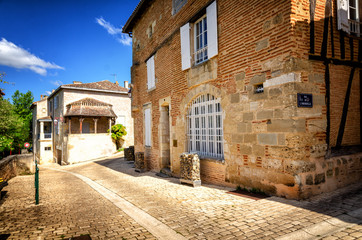 Fototapeta na wymiar Marmande is a little town in the Lot-et-Garonne department, France