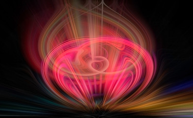 Obraz premium Abstract background from Abstract Twisted Light Fibers Effect