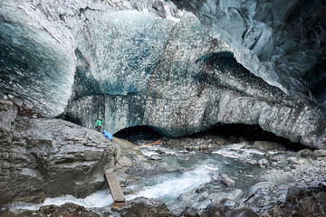 Iceland, Glacier caves 