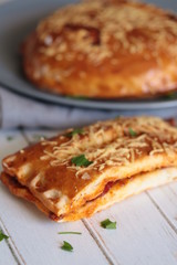 Fougasse au poivron rouge