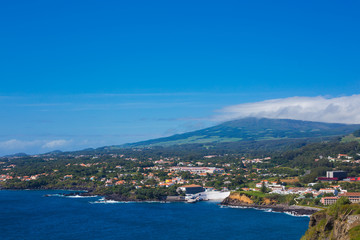 Fototapeta na wymiar Angra do Heroismo, Terceira, Azores islands, Portugal.