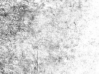 Schwarz-Weiß-Grunge. Distress-Overlay-Textur. Abstrakter Oberflächenstaub- und rauer schmutziger Hintergrund. Bild einfach über Objekt multiplizieren, um Grunge-Effekt zu erzeugen