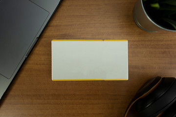 Empty theater tickets for mockup purposes