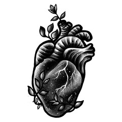 Heart Tattoo Design illustration