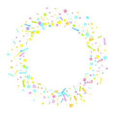 Sprinkles grainy. Cupcake dessert bakery confetti