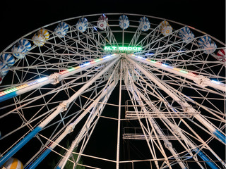 ferris wheel at night