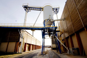 Usine pour la fabrication de granule pour les poeles a bois