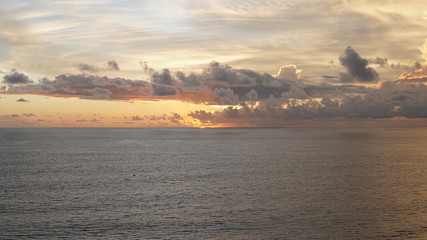 Golden Sunset on the Indian Ocean 
