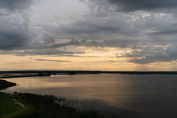 Fototapeta na wymiar The view of Volga River