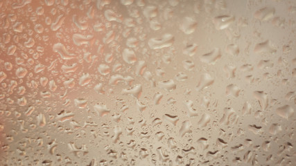 water drops on the window