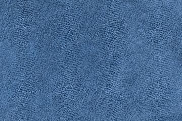 Blue seamless terry cloth texture background.