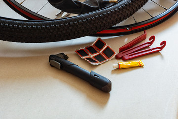 Tools for repairing leaky bicycle cameras