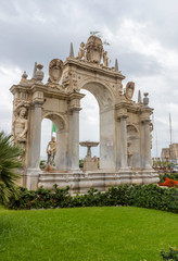 Obraz premium naples giant fountain called of Immacolatella