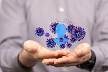 contagious coronavirus pandemic, dangerous virus outbreak 3d.