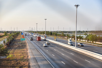 Fototapeta premium driving on the road