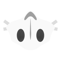 Illustration Atemschutzmaske für die Gesundheit