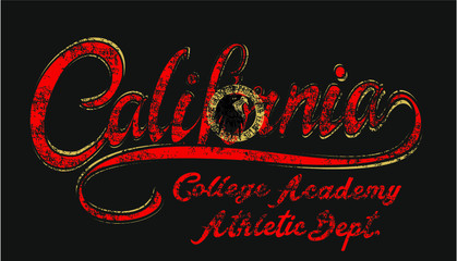 California Eagle graphic design vector art