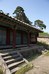 Chungjangsa Shrine in Dangjin-si, South Korea.
