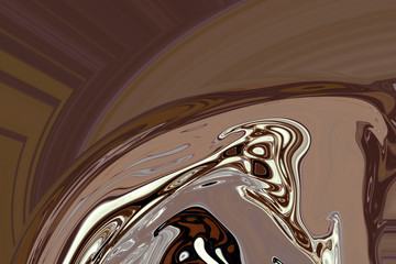 Abstract brown futuristic background, unusual illustration.