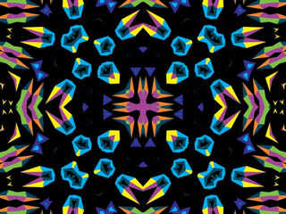 Pattern Kaleidoscope Abstract Design