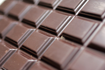 Assortiment et degustation de plaquette de chocolat